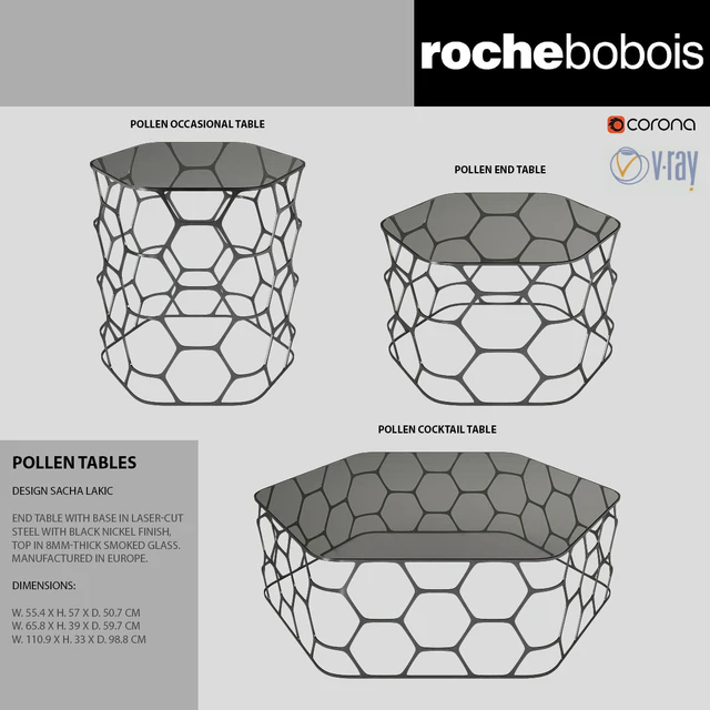 Roche-bobois Pollen tables — Descargar