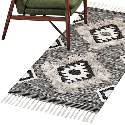 nuLOOM Ikat Tassel Area Rugs — Ver 5