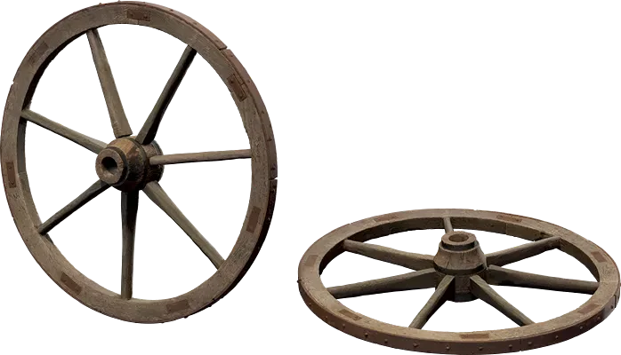 wooden wheel 006 — Скачать