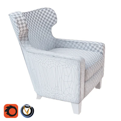 Armchair Natural Home Curcuma — Ver 3