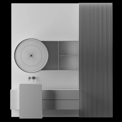 MODERN - Gray Bathroom 02 — Ver 5