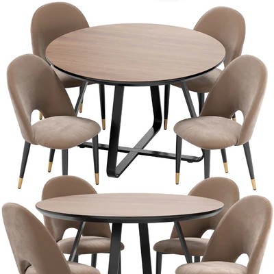 Iris dining chair and Toronto table — Ver 6