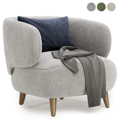 luisa fleece armchair — Ver 6