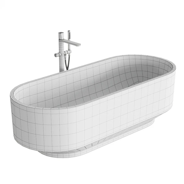 Antonio Lupi Borghi Bathtub — Скачать
