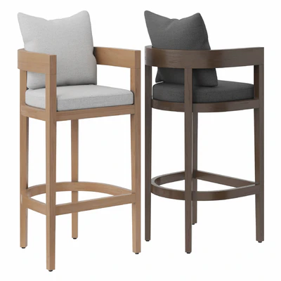 RH Balmain Barstool Outdoor — Ver 1