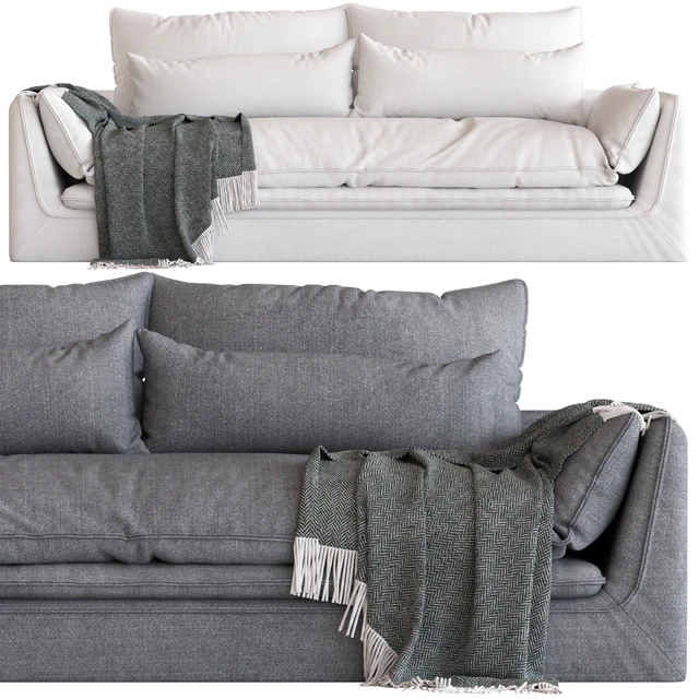 Globewest Orlando Seamed 4-Seater Sofa — Descargar
