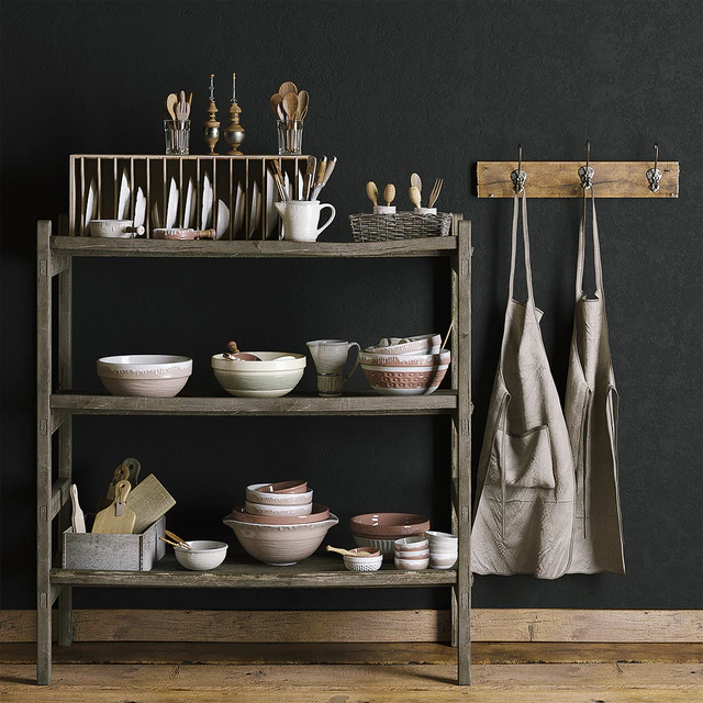 A rack of a pottery workshop. — Descargar