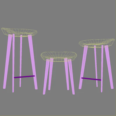 BassamFellows Tractor Stools — Вид 5