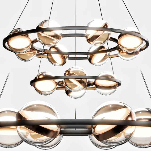 LAMPATRON Ring chandeliers and lamps SATURNA CH — Скачать