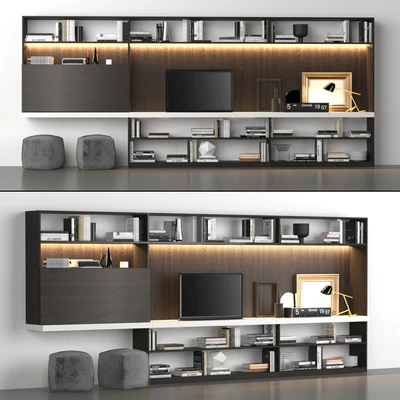 Poliform Storage wall MOLTENI C — Ver 3