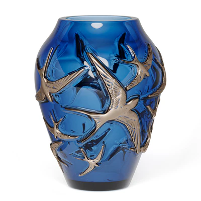 Lalique vase hirondelles — Ver 5