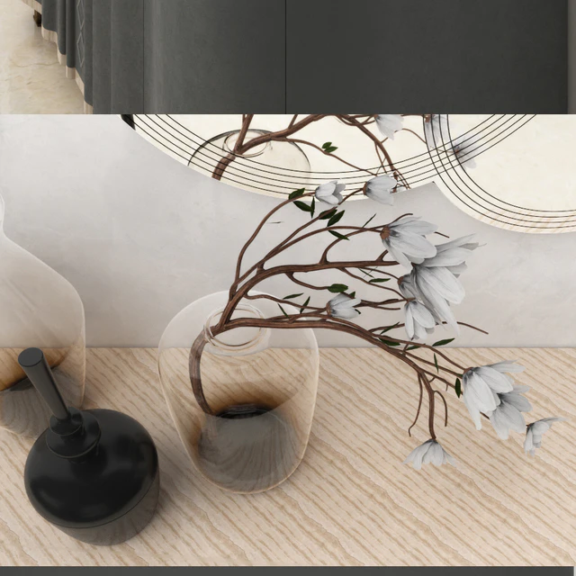 Carpanelli Mistral Sycomoro sideboard & Iride mirror set — Descargar