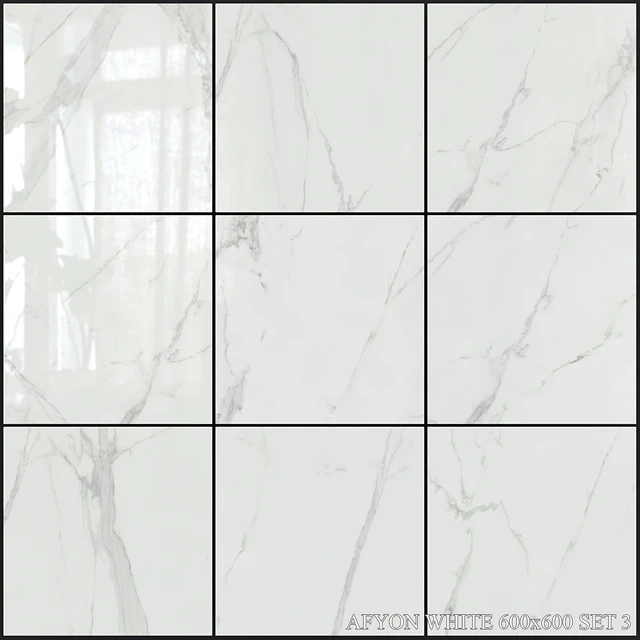 Yurtbay Seramik Afyon White 600x600 Set 3 — Descargar