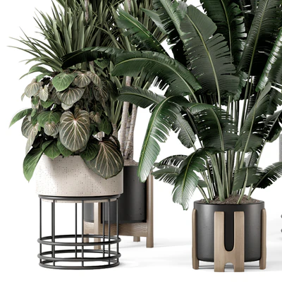 Indoor Plants in Ferm Living Bau Pot Large - Set 1351 — Вид 6