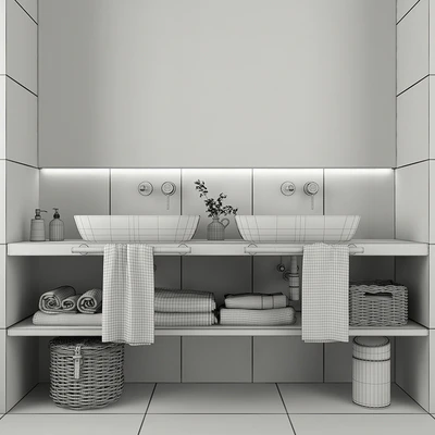Furniture and decor for WC 9 — Ver 3