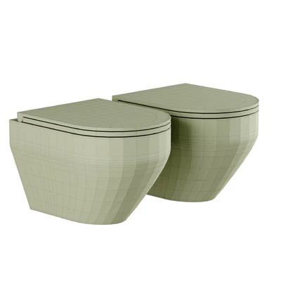 Toilet AM.PM Spirit FlashClean C701700WH hanging without seat — Ver 2