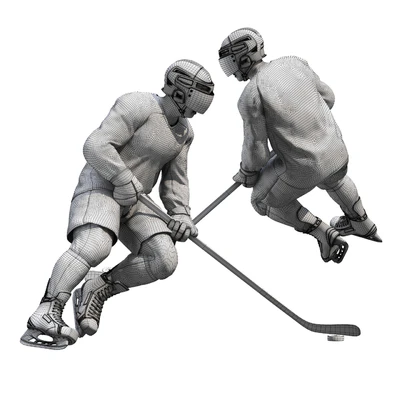 Hockey player. Position 1 — Ver 3