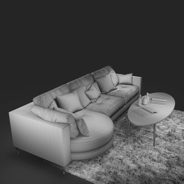 Диван Fama Opera White — Скачать