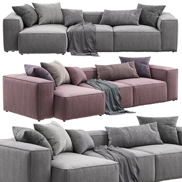 Bolia - Cosima (3-seat chaise longue sofa) — Скачать