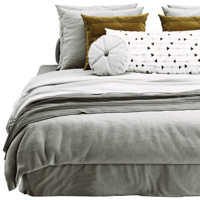 Bed scandinavian 02 — Вид 5