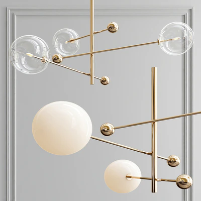 RD15 3 Arm Chandelier — Ver 1