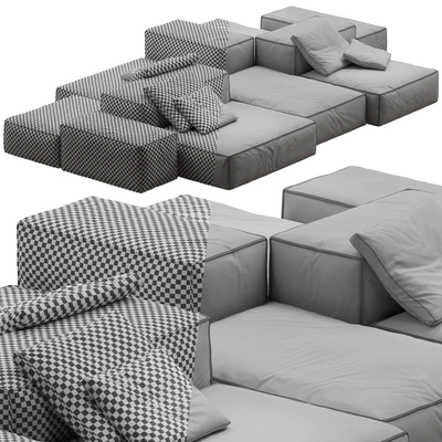 Modular Sofa Extrasoft from the Living Divani brand — Ver 6