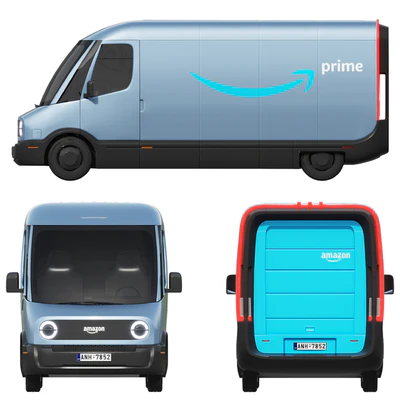 Rivian Amazon delivery van — Вид 5