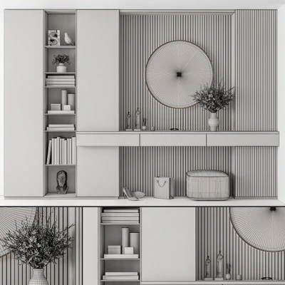 Hallway 27 - White and Wood Entrance — Ver 5
