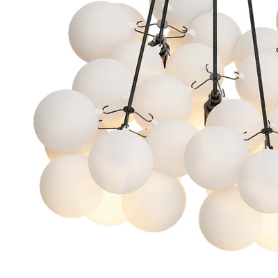 Frosted bubble chandelier — Ver 5