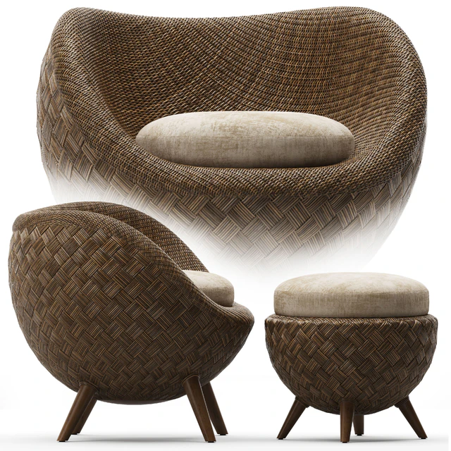 La Luna Lounge Armchair — Скачать