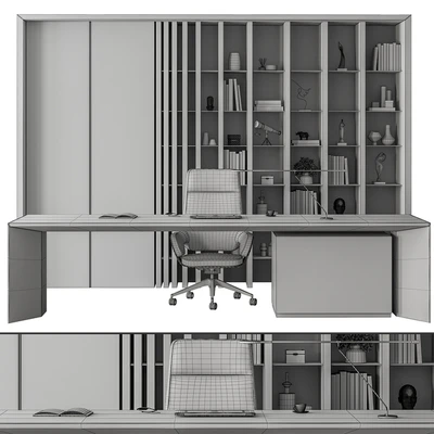 Boss Desk - Office Furniture 475 — Ver 5