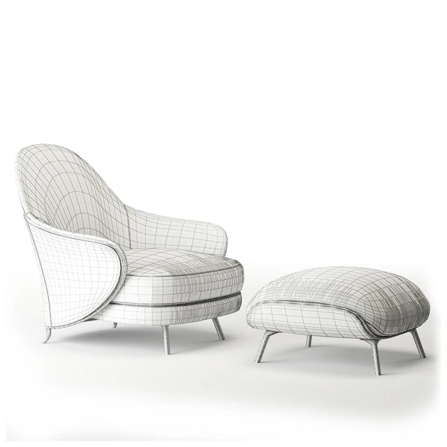 Armchair minotti angie — Descargar