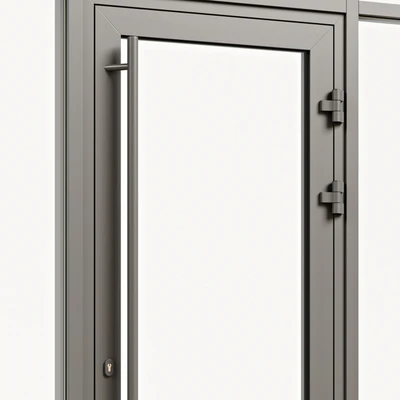 Entrance door with glass facade — Ver 7