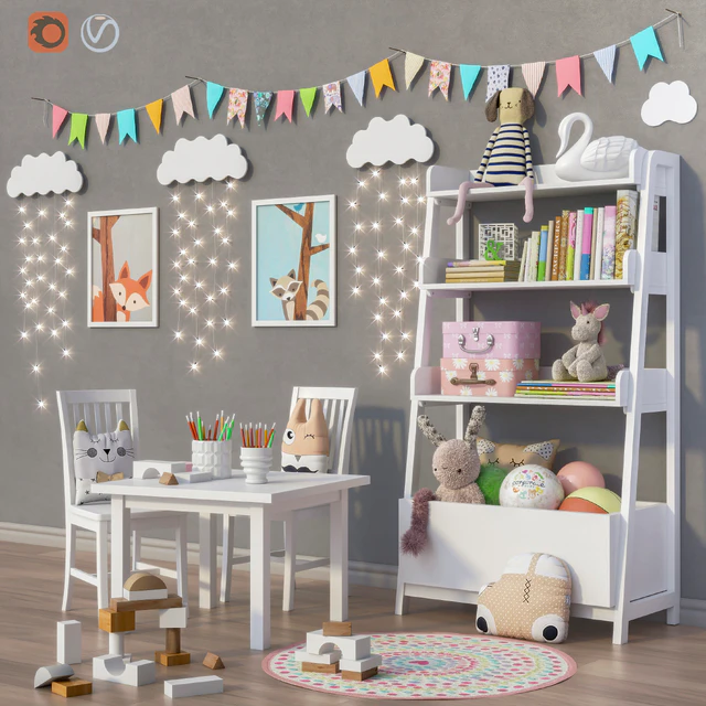 Toys and furniture ( 2 options) set 25 — Скачать