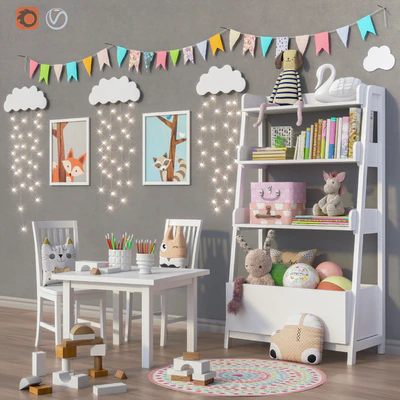 Toys and furniture ( 2 options) set 25 — Вид 1