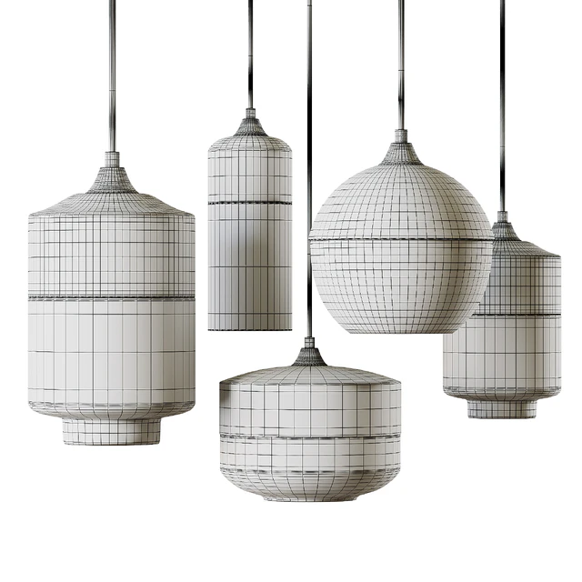 Retro Loft Glass Hanging Light — Скачать
