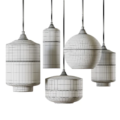 Retro Loft Glass Hanging Light — Вид 3