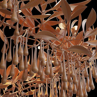 Hanging chandelier Vargov Design - Olive — Ver 2