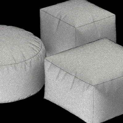 Set Pouf Crater i Barrel — Вид 5