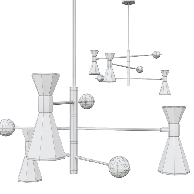 Campana Three-Arm Pendant — Скачать