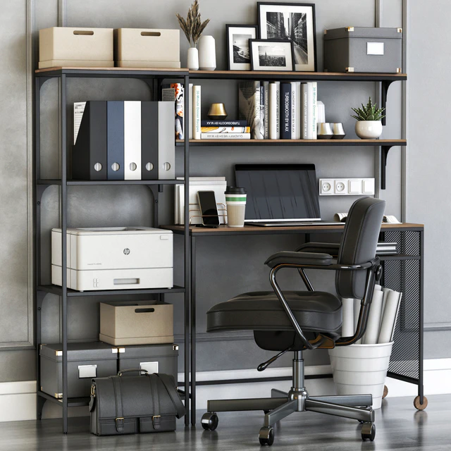 IKEA FJALLBO loft office workplace — Скачать