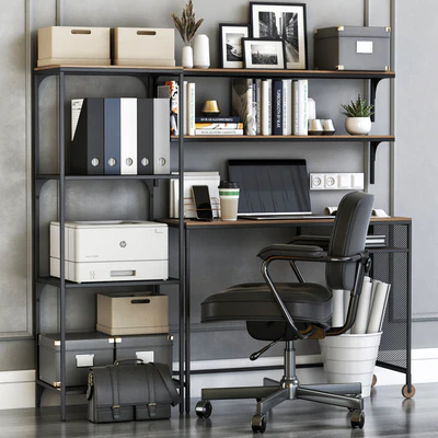 IKEA FJALLBO loft office workplace — Вид 1