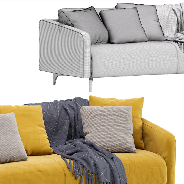 Sofa Ljeri Barhat Beige By Divan.ru / Диван Льери — Скачать