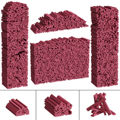 038 Firewood Logs 01 Packed Stacks 00 — Вид 4
