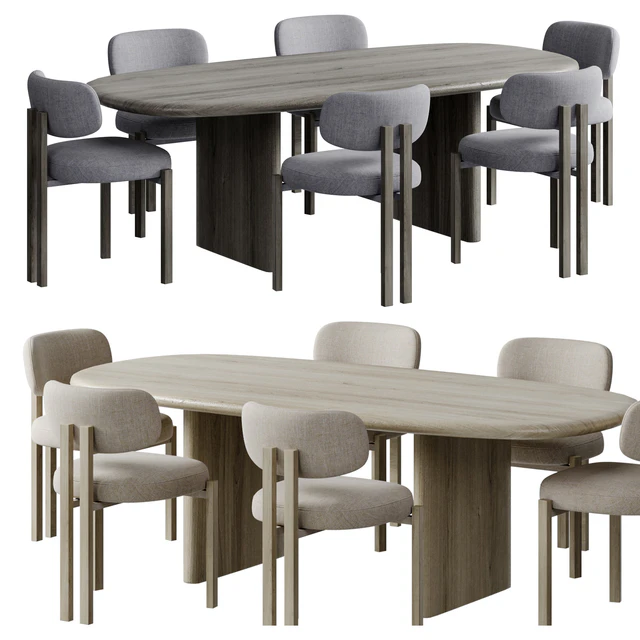 Bay Chair And Sakurai Dining Table — Скачать