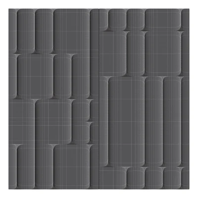 Decorative panel Inkiostro Bianco MOTIVO — Ver 3