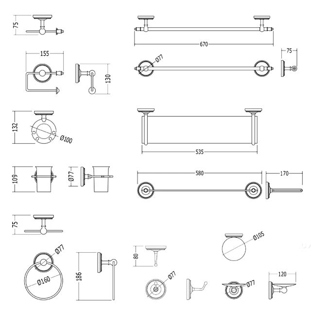 DEVON&DEVON ANTIQUE GEORGIAN Bathroom Accessories — Скачать