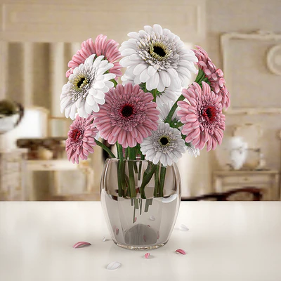 GERBERA FLOWER VASE — Скачать