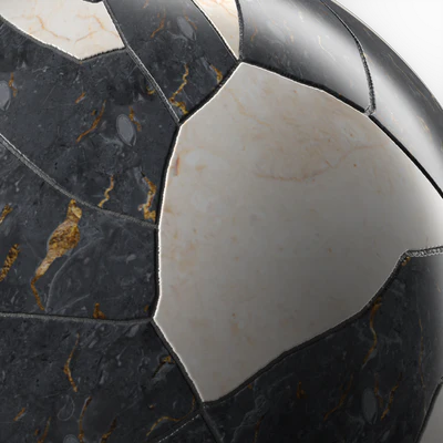 Marble Tile Materials 15- Marble Mixed by Stone - Pbr 4k Seamless — Вид 7