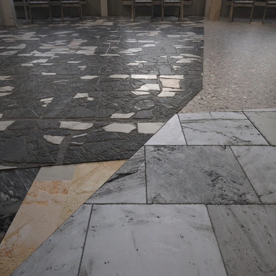 Terrazzo.Breccia.Mosaic.Marble.Seamless texture. — Вид 3